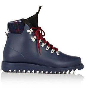 Barney’s New York rubber hiking-inspired boots